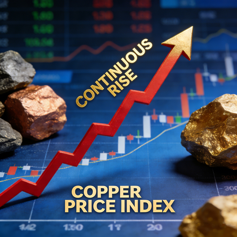 生成铜价上涨图片